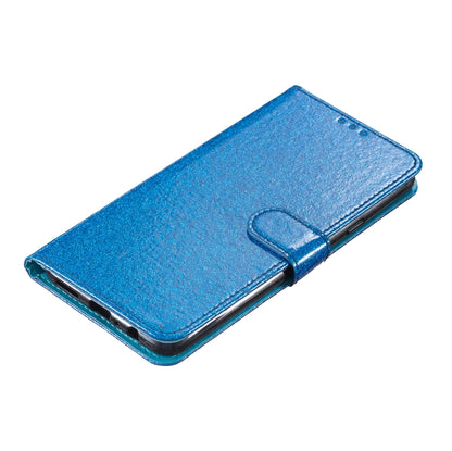 For iPhone 16 Glitter Powder Flip Leather Phone Case(Blue) - iPhone 16 Cases by buy2fix | Online Shopping UK | buy2fix