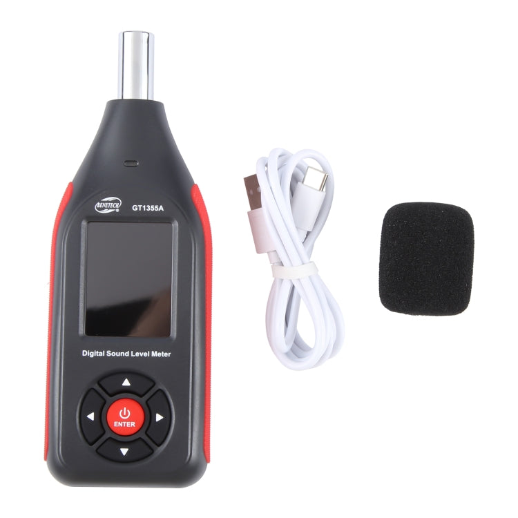 BENETECH GT1355A LCD Display Decibel Tester - Light & Sound Meter by BENETECH | Online Shopping UK | buy2fix