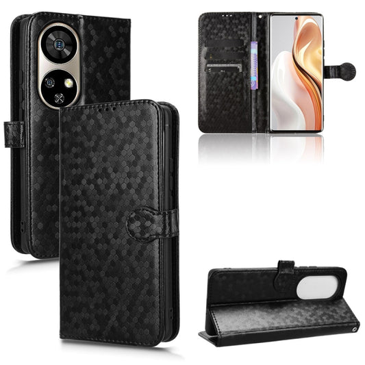 For Ulefone Note 17 Pro Honeycomb Dot Texture Leather Phone Case(Black) - Ulefone Cases by buy2fix | Online Shopping UK | buy2fix