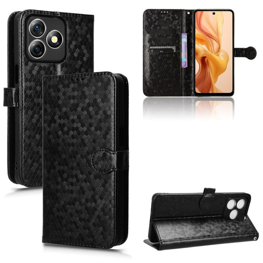 For Ulefone Note 18 Ultra Honeycomb Dot Texture Leather Phone Case(Black) - Ulefone Cases by buy2fix | Online Shopping UK | buy2fix