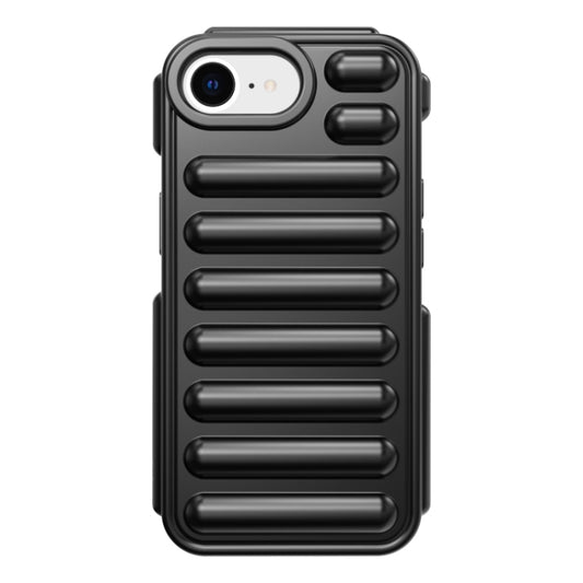 For iPhone SE 2024 Capsule Series Candy Color TPU Phone Case(Black) - More iPhone Cases by buy2fix | Online Shopping UK | buy2fix