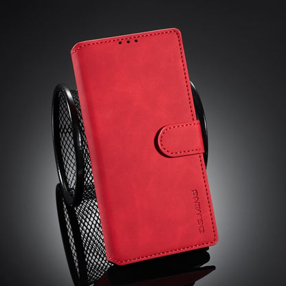 For Samsung Galaxy Note20 Ultra DG.MING Retro Oil Side Horizontal Flip Case with Holder & Card Slots & Wallet(Red) - Galaxy Note20 Ultra Cases by DG.MING | Online Shopping UK | buy2fix