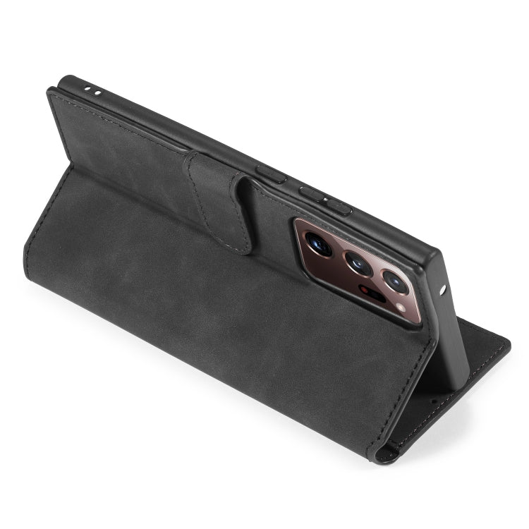 For Samsung Galaxy Note20 Ultra DG.MING Retro Oil Side Horizontal Flip Case with Holder & Card Slots & Wallet(Black) - Galaxy Note20 Ultra Cases by DG.MING | Online Shopping UK | buy2fix