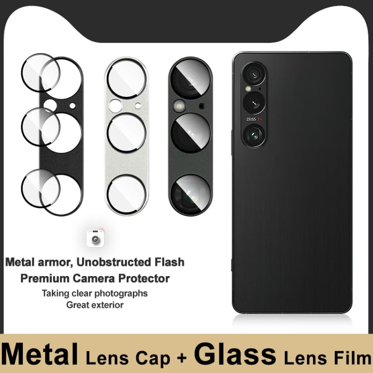 For Sony Xperia 1 VI IMAK Metal Armor Premium Camera Protector Film(Silver) - Other by imak | Online Shopping UK | buy2fix