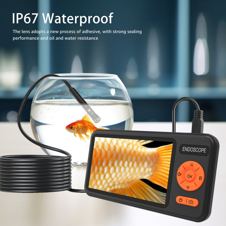 T29 5 inch IPS Screen 7.9mm Dual Lens IP67 Waterproof Industrial Endoscope With Bracket, Length:10m -  by buy2fix | Online Shopping UK | buy2fix