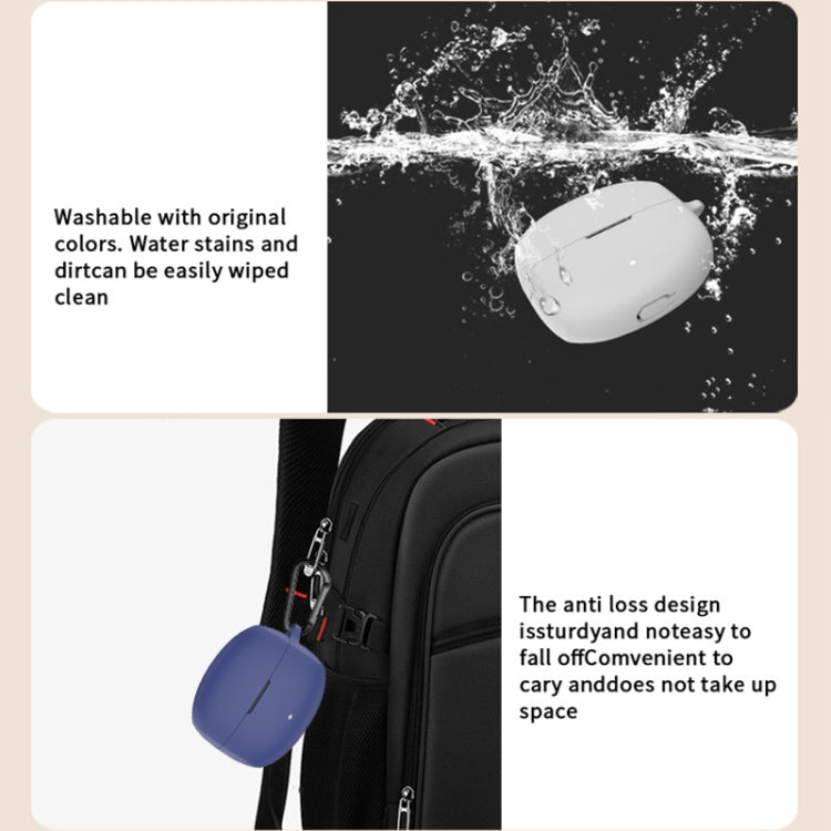 For EDIFIER Lolli Pro 3 Wireless Earphones Silicone Protective Case(Midnight Blue) - Other Earphone Case by buy2fix | Online Shopping UK | buy2fix