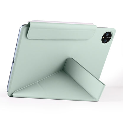 For Huawei MatePad Pro 11 2024 / 2022 Fixed Buckle Magnetic Deformation Leather Tablet Case(Baby Green) - Huawei by buy2fix | Online Shopping UK | buy2fix