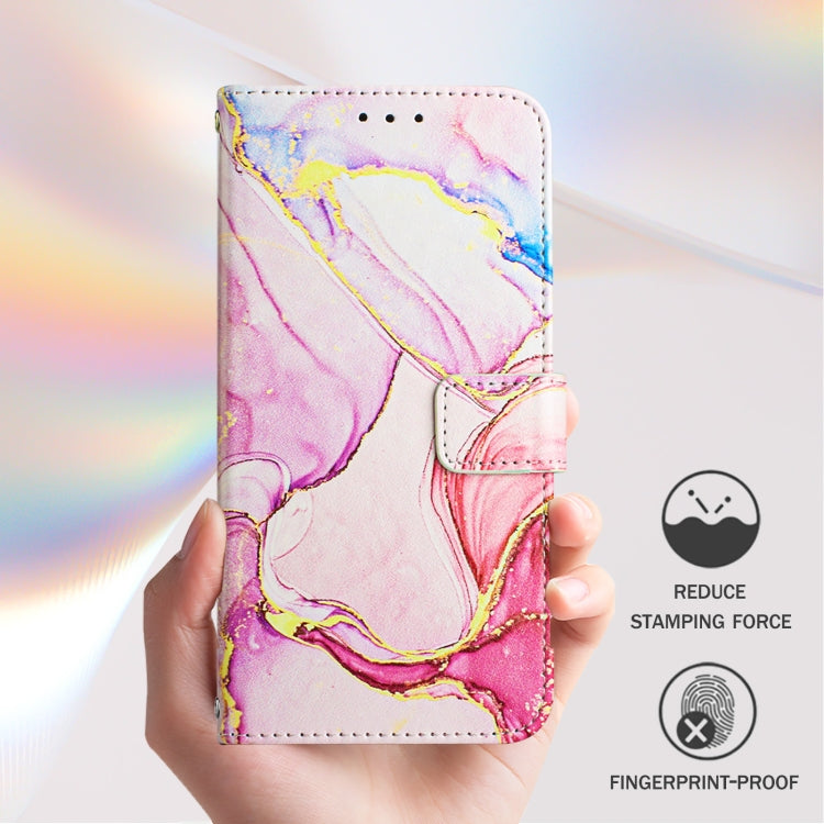 For Redmi K70 Ultra 5G Global PT003 Marble Pattern Flip Leather Phone Case(Rose Gold) - Xiaomi Cases by buy2fix | Online Shopping UK | buy2fix