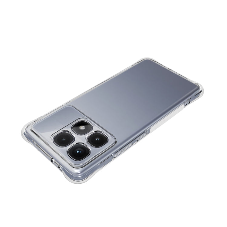 For Redmi K70 Ultra Shockproof Non-slip Thickening TPU Phone Case(Transparent) - Xiaomi Cases by buy2fix | Online Shopping UK | buy2fix