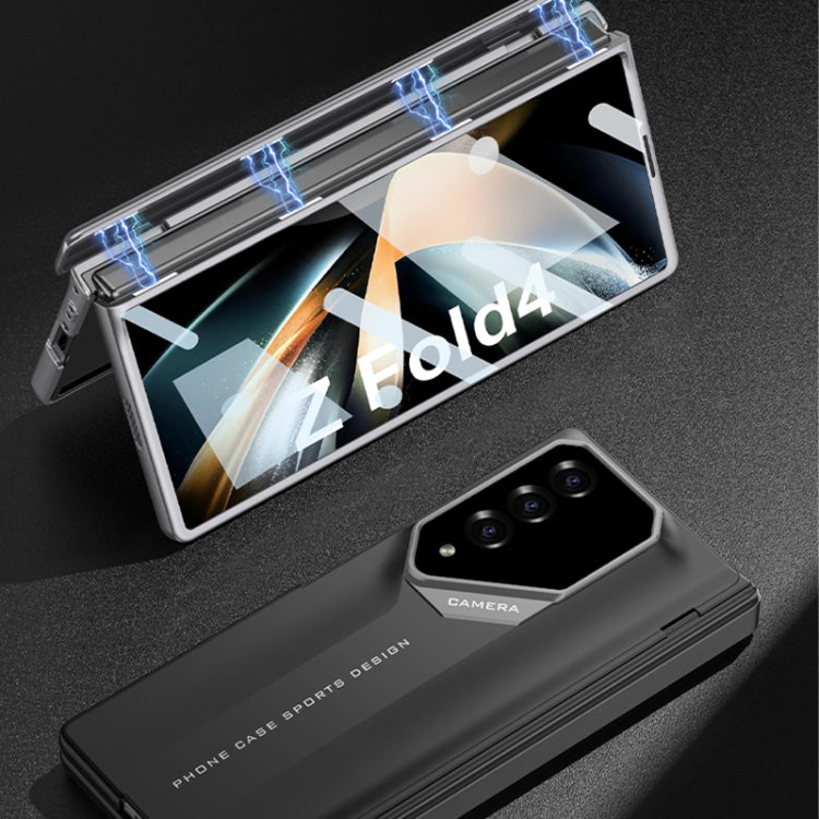 For Samsung Galaxy Z Fold4 GKK Integrated Folding Supercar Phone Case(Black) - Galaxy Z Fold4 5G Cases by GKK | Online Shopping UK | buy2fix