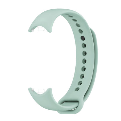 For Xiaomi Smart Band 9 / 8 MIJOBS Metal Buckle Solid Color Silicone Watch Band(Aqua) - Watch Bands by MIJOBS | Online Shopping UK | buy2fix