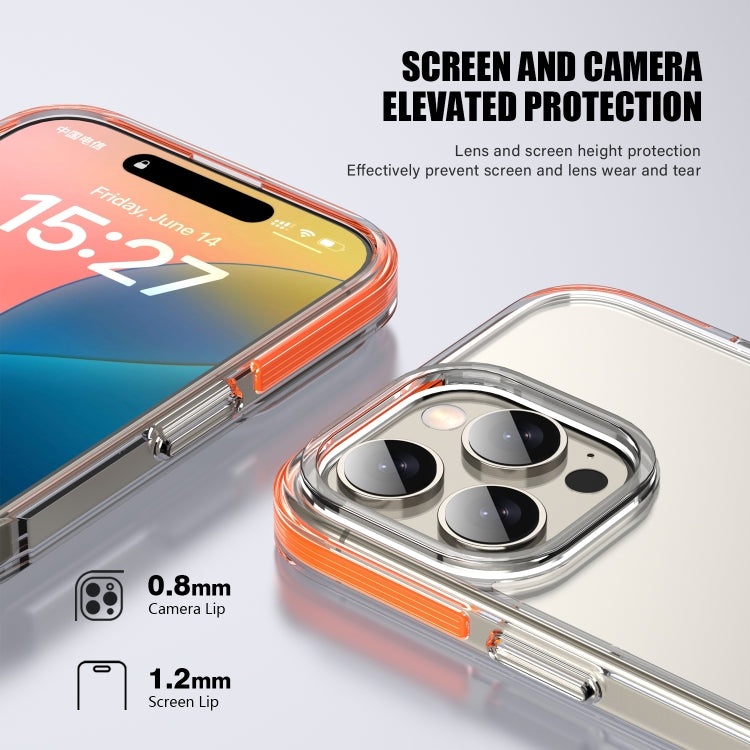 For iPhone 16 Pro TPE Airbag TPU+ PC Full Coverage Phone Case(Grey) - iPhone 16 Pro Cases by buy2fix | Online Shopping UK | buy2fix