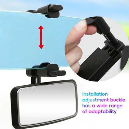 3R-2361 Car Auxiliary Rearview Side Mirror Wide Angle Interior Mirror(Black) - Interior Mirrors by 3R | Online Shopping UK | buy2fix