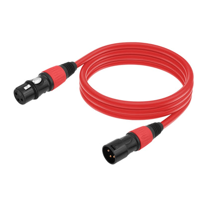 JC1015 XLR 3pin Male to Female Audio Cable, Length:1.8m(Red) - Microphone Audio Cable & Connector by buy2fix | Online Shopping UK | buy2fix