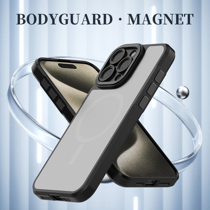 For iPhone 16 Pro Max Bodyguard MagSafe Magnetic Phone Case(Grey) - iPhone 16 Pro Max Cases by buy2fix | Online Shopping UK | buy2fix