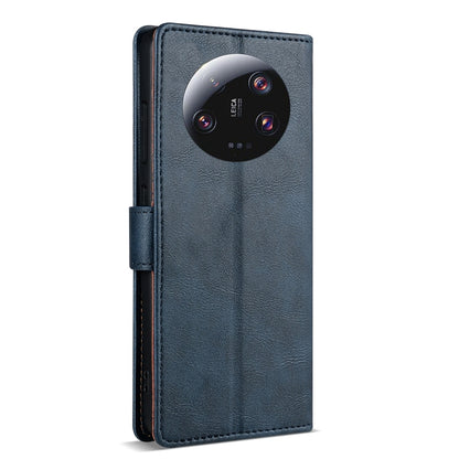 For Xiaomi 14 Ultra N.BEKUS CSJ-P1 Solid Color Leather Phone Case(Blue) - 14 Ultra Cases by N.BEKUS | Online Shopping UK | buy2fix