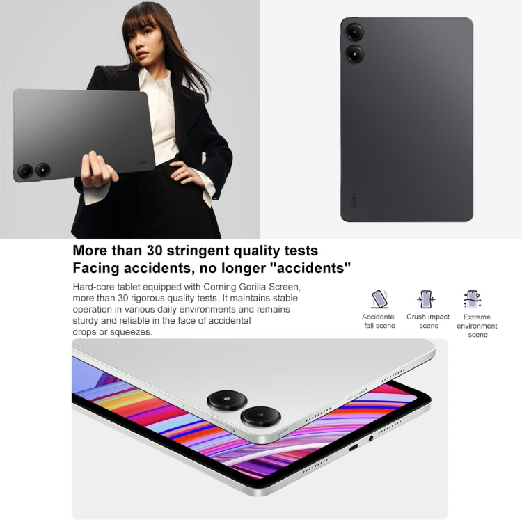 Xiaomi Redmi Pad Pro 12.1 inch Tablet PC Global, 6GB+128GB, HyperOS Qualcomm Snapdragon 7s Gen2 Octa Core, 10000mAh Battery(Black) - Other by Xiaomi | Online Shopping UK | buy2fix