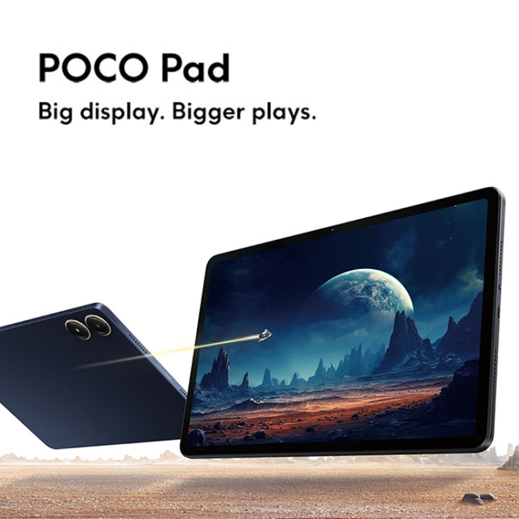 Xiaomi Poco Pad 12.1 inch Tablet PC Global, 8GB+256GB, HyperOS Qualcomm Snapdragon 7s Gen2 Octa Core, 10000mAh Battery(Gray) - Other by Xiaomi | Online Shopping UK | buy2fix