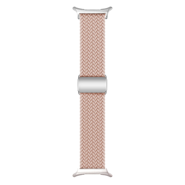 For Samsung Galaxy Watch Ultra 47mm Nylon Loop Magnetic Buckle Watch Band(Pink Sand) - Watch Bands by buy2fix | Online Shopping UK | buy2fix