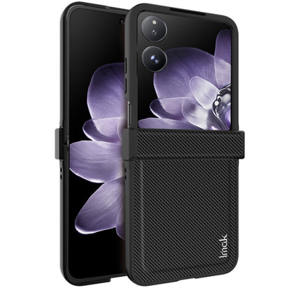 For Xiaomi Mix Flip imak Ruiyi Series Carbon Fiber PU + PC Phone Case - Mix Flip Cases by imak | Online Shopping UK | buy2fix