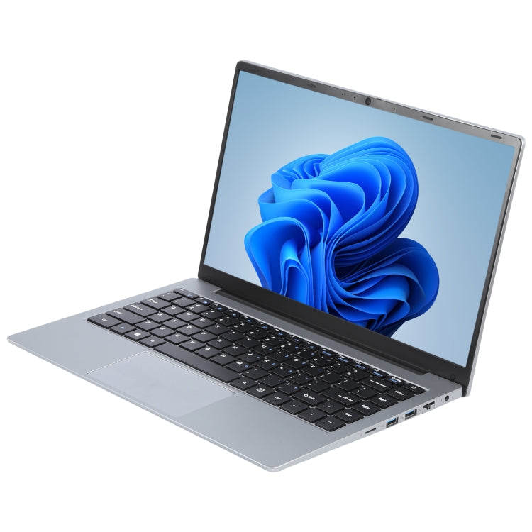 14 inch Windows 11 Laptop, 16GB+128GB, Gen 4th Intel Core i3 CPU, 180 Degree Rotation Axis(Silver) - Others by buy2fix | Online Shopping UK | buy2fix