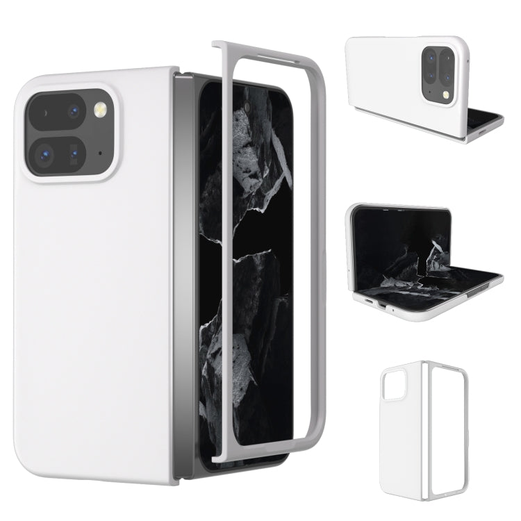 For Google Pixel 9 Pro Fold Skin Feel PC Phone Case(White) - Google Cases by buy2fix | Online Shopping UK | buy2fix