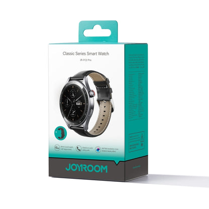 JOYROOM JR-FC2 Pro Classic Series Smart Watch, 1.46 inch Screen, Support BT Call / Heart Rate / Blood Oxygen(Space Grey) - Smart Watches by JOYROOM | Online Shopping UK | buy2fix