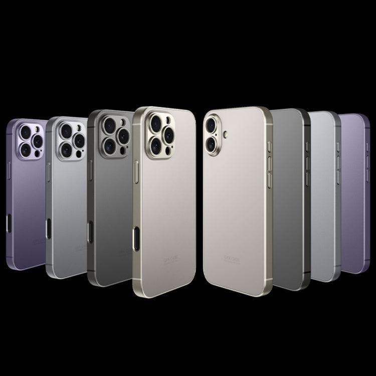 For iPhone 16 Plus GKK AG Craft Skin Feel Full Coverage Phone Case(Mountain Gray) - iPhone 16 Plus Cases by GKK | Online Shopping UK | buy2fix