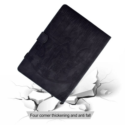 For iPad Air 11 2024 / Pro 11 2022 Cats Embossed Leather Smart Tablet Case(Black) - iPad Air 11 2024 Cases by buy2fix | Online Shopping UK | buy2fix