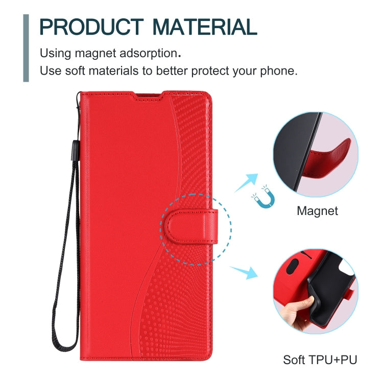 For Google Pixel 9 Pro XL Voltage Ultra-thin Dot Leather Phone Case(Red) - Google Cases by buy2fix | Online Shopping UK | buy2fix