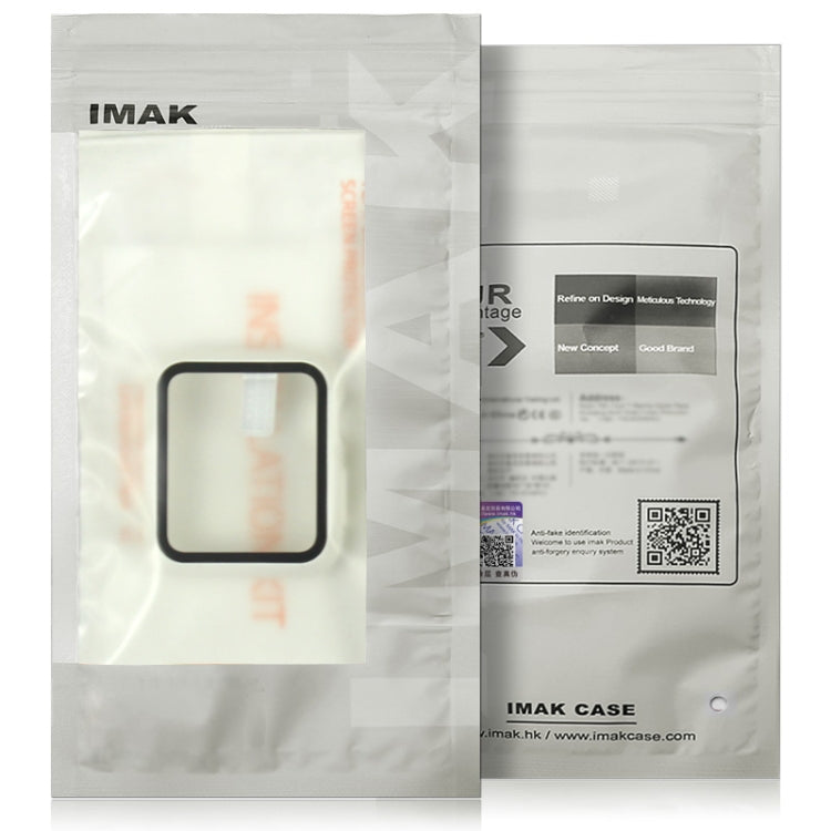 For Apple Watch Series 10 42mm imak Integrated Watch Case with Film(Titanium Gold) - Watch Cases by imak | Online Shopping UK | buy2fix