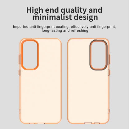 For Samsung Galaxy S25+ 5G Candy PC Hybrid TPU Shockproof Phone Case(Orange) - Galaxy S25+ 5G Cases by buy2fix | Online Shopping UK | buy2fix