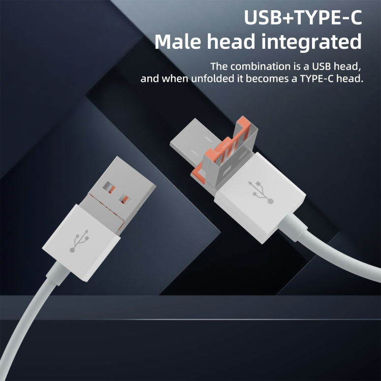 NK-1055TL Pro USB-C / Type-C, 8 Pin, USB to USB-C / Type-C, 8 Pin, 3 x USB, TF / SD Card Multi-function Adapter(White) - U Disk & Card Reader by buy2fix | Online Shopping UK | buy2fix