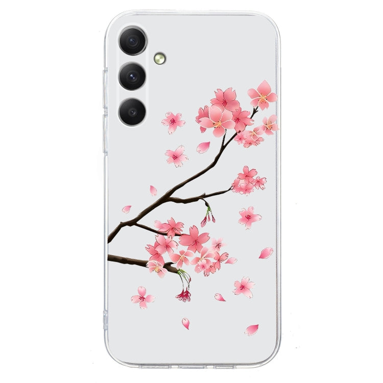 For Samsung Galaxy S25 FE 5G Colorful Painting Pattern TPU Phone Case(Plum Blossom) - Galaxy Phone Cases by buy2fix | Online Shopping UK | buy2fix