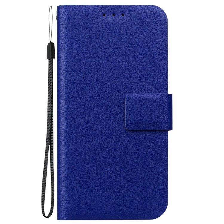 For OnePlus 13 Ultra-thin Voltage Magnetic Buckle Leather Phone Case(Blue) - OnePlus Cases by buy2fix | Online Shopping UK | buy2fix