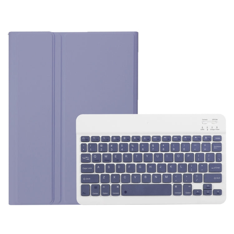 For Huawei MatePad SE 10.4 AH13 Ultra-thin Detachable Bluetooth Keyboard Leather Tablet Case(Lavender White) - Others Keyboard by buy2fix | Online Shopping UK | buy2fix