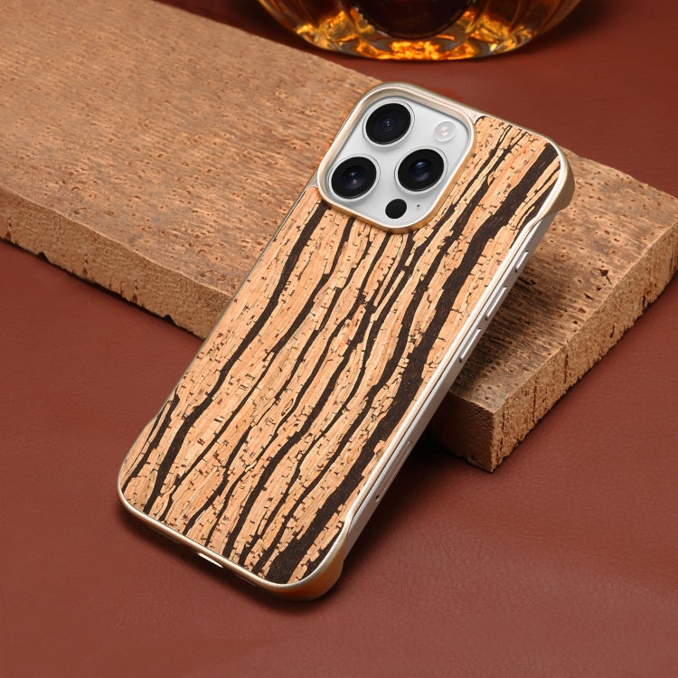 For iPhone 16 Pro Denior A18 WoodenPaint MagSafe Phone Case(Tree Pattern) - iPhone 16 Pro Cases by Denior | Online Shopping UK | buy2fix