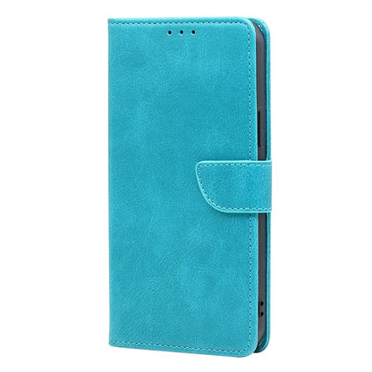 For Samsung Galaxy S25+ 5G Calf Texture Buckle Flip Leather Phone Case(Light Blue) - Galaxy S25+ 5G Cases by buy2fix | Online Shopping UK | buy2fix