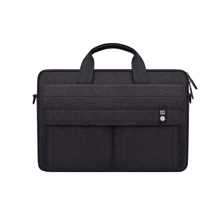 ST08 Handheld Briefcase Carrying Storage Bag with Shoulder Strap for 15.4 inch Laptop(Black) - 15 inch by buy2fix | Online Shopping UK | buy2fix