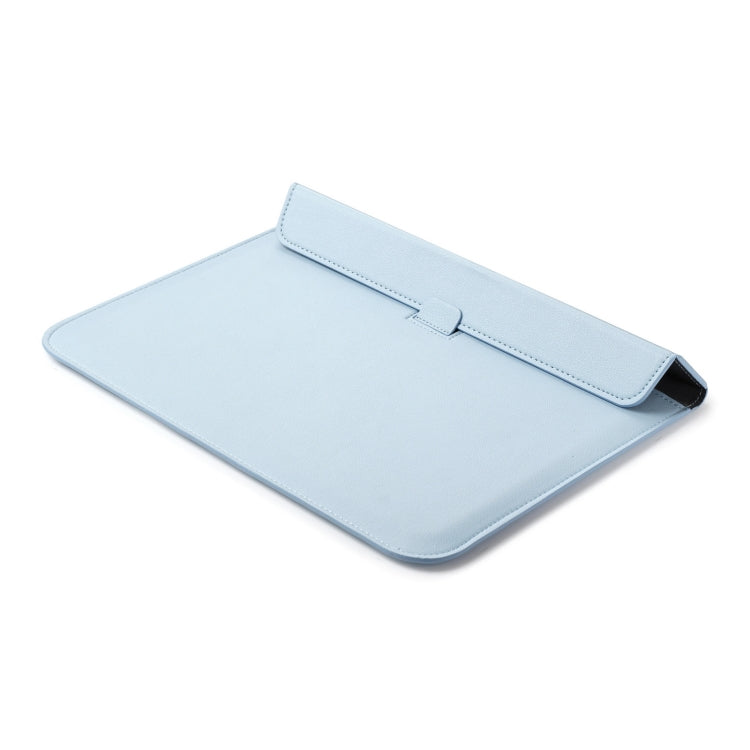 PU Leather Ultra-thin Envelope Bag Laptop Bag for MacBook Air / Pro 11 inch, with Stand Function(Sky Blue) - Protective Bags by buy2fix | Online Shopping UK | buy2fix