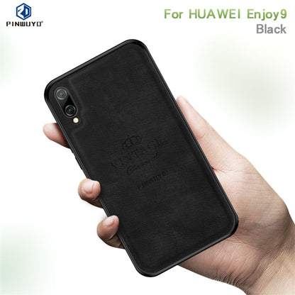 PINWUYO Shockproof Waterproof Full Coverage PC + TPU + Skin Protective Case for Huawei Enjoy 9 / Y7 2019 / Y7 Pro 2019 (Black) - Huawei Cases by PINWUYO | Online Shopping UK | buy2fix