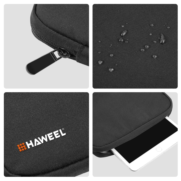 HAWEEL 9.7 inch Sleeve Case Zipper Briefcase Carrying Bag, For iPad 9.7 inch / iPad Pro 9.7 inch, Galaxy, Lenovo, Sony, Xiaomi, Huawei 9.7 inch Tablets(Black) - Other by HAWEEL | Online Shopping UK | buy2fix