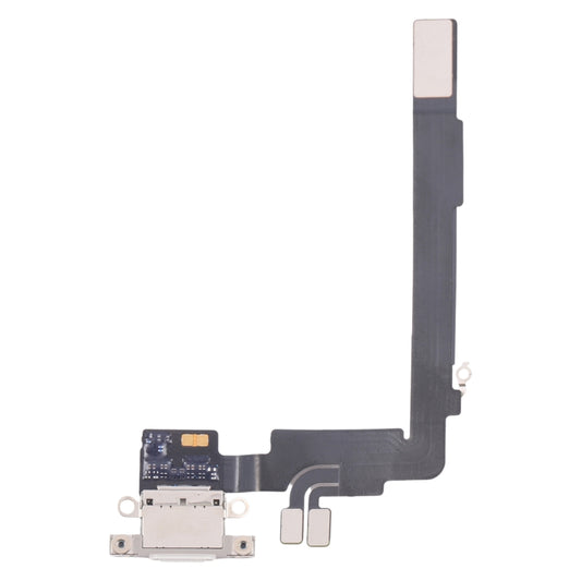 For iPhone 16 Pro Max Original Charging Port Flex Cable (White) -  by buy2fix | Online Shopping UK | buy2fix