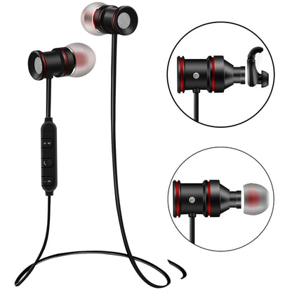 BTH-828 Magnetic In-Ear Sport Wireless Bluetooth V4.1 Stereo Waterproof Earbuds Earphone with Mic, for iPhone, Samsung, HTC, LG, Sony and other Smartphones - Bluetooth Earphone by buy2fix | Online Shopping UK | buy2fix