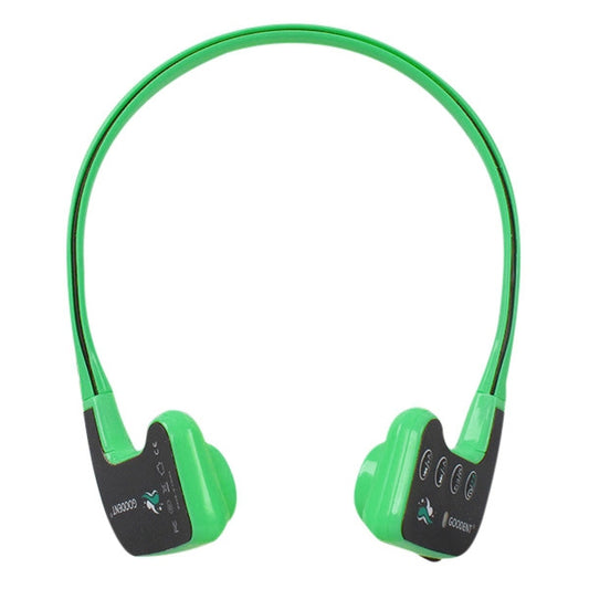 Bone Conduction Headphone Swimming Teaching Bluetooth Headphone(Green) - Neck-mounted Earphone by buy2fix | Online Shopping UK | buy2fix