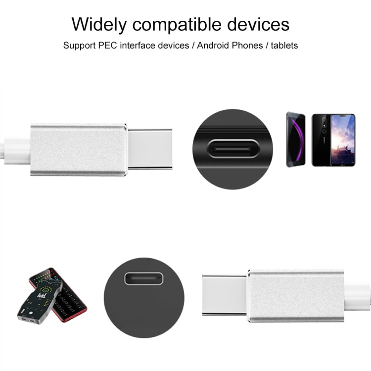 1m USB-C / Type-C to Type-C Live Broadcast Sound Card Connection Cable (White) - Video & Audio Cable by buy2fix | Online Shopping UK | buy2fix