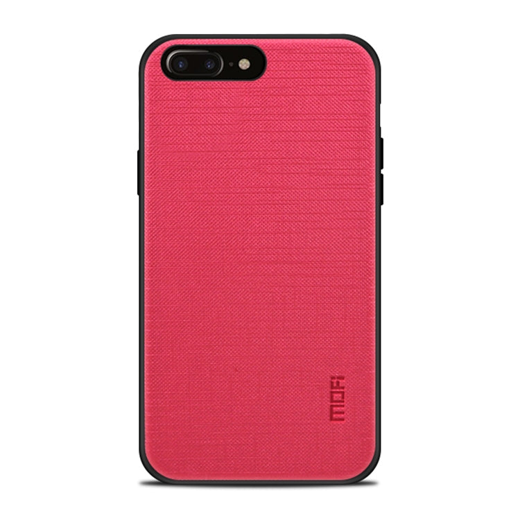 MOFI Anti-slip PC + TPU + Cloth Case for iPhone 8 Plus & 7 Plus(Magenta) - More iPhone Cases by MOFI | Online Shopping UK | buy2fix