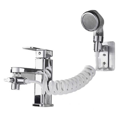 Hand Held Retractable Shampoo Faucet Basin External Shower - Faucets & Accessories by buy2fix | Online Shopping UK | buy2fix