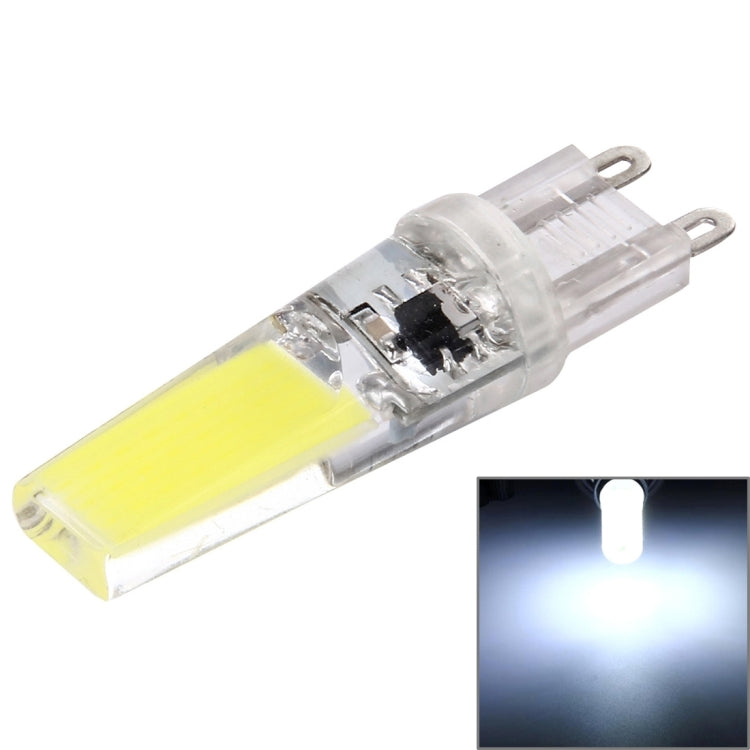 G9 3W 300LM COB LED Light , Silicone Dimmable for Halls / Office / Home, AC 220-240V, Transparent Plug(White Light) - LED Blubs & Tubes by buy2fix | Online Shopping UK | buy2fix