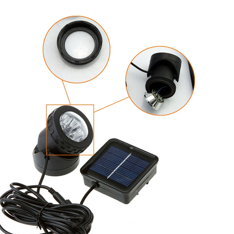 Single Head LED Outdoor Waterproof Solar Underwater Spotlight Floodlight - Underwater Lights by buy2fix | Online Shopping UK | buy2fix